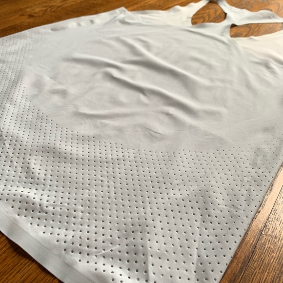 ADAY Dream Harder Racerback Tank, ‘Cloud’ off-white, size XS - Picture 9 of 11